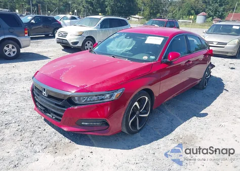 2018 Honda Accord Sport из США, поврежденный, VIN 1HGCV1F32JA031883
